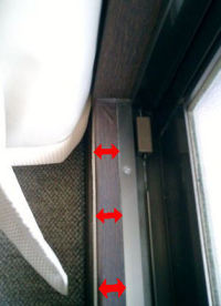 01. 二重窓（防音窓）を取り付ける木枠スペースが狭い。