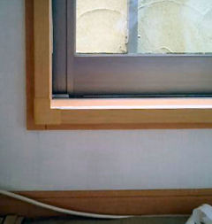 25mmのふかし枠を取り付けた二重窓の設置 – 窓ガラス・サッシ専門店 窓工房