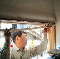 施工例:トステム製のインプラスを使用した二重窓の設置